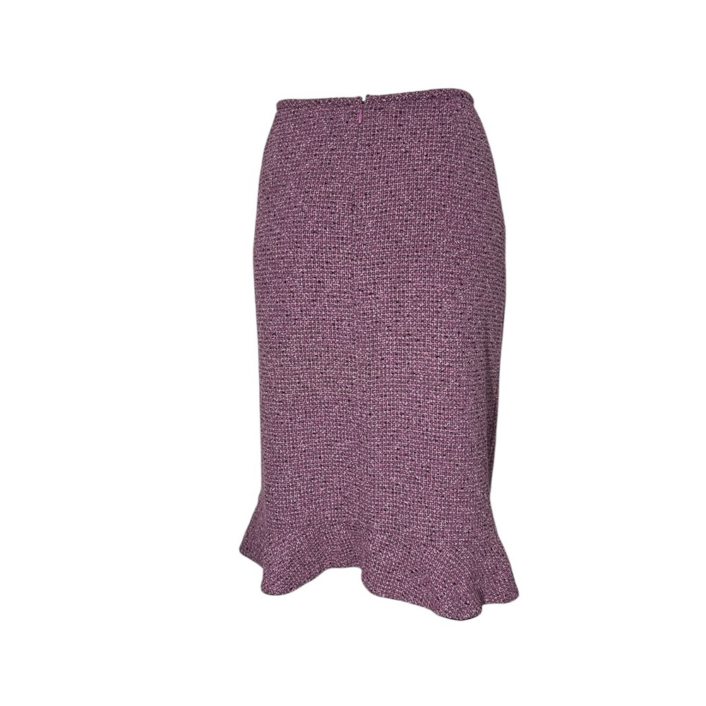 Kasper Purple Tweed Skirt Suit Set - Picture 5 of 6